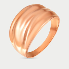Кольцо женское из розового золота 585 пробы без вставок (арт. 018685)