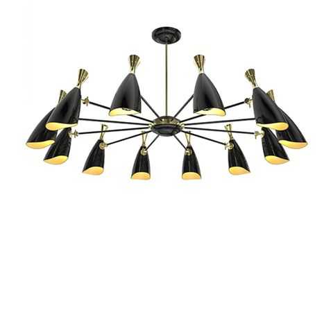 Люстра Duke Symmetry 12 Black D125