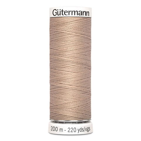 Нить Sew-All 200 м, Gutermann, 422 кэмел розовый