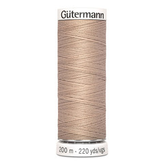 Нить Sew-All 200 м, Gutermann, 422 кэмел розовый