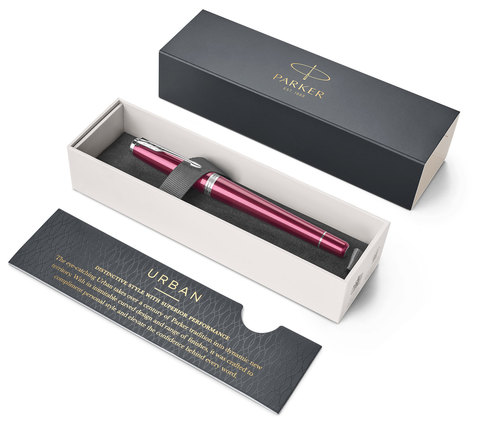 Parker Urban Core - Vibrant Magenta CT, перьевая ручка, F