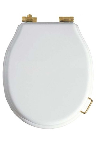 Boheme Vogue 906-W-BR Крышка для напольного унитаза, цвет: белый