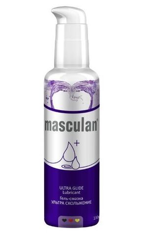 Гель-смазка на водной основе Masculan Ultra Glide - 130 мл. - Masculan Гель-смазка Ультраскольжение 130 мл.