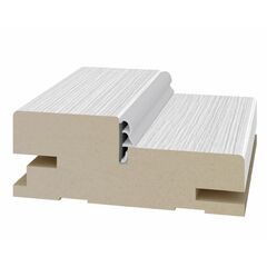 Дверная коробка телескопическая 80х30х2070мм экошпон Ясень серебристый