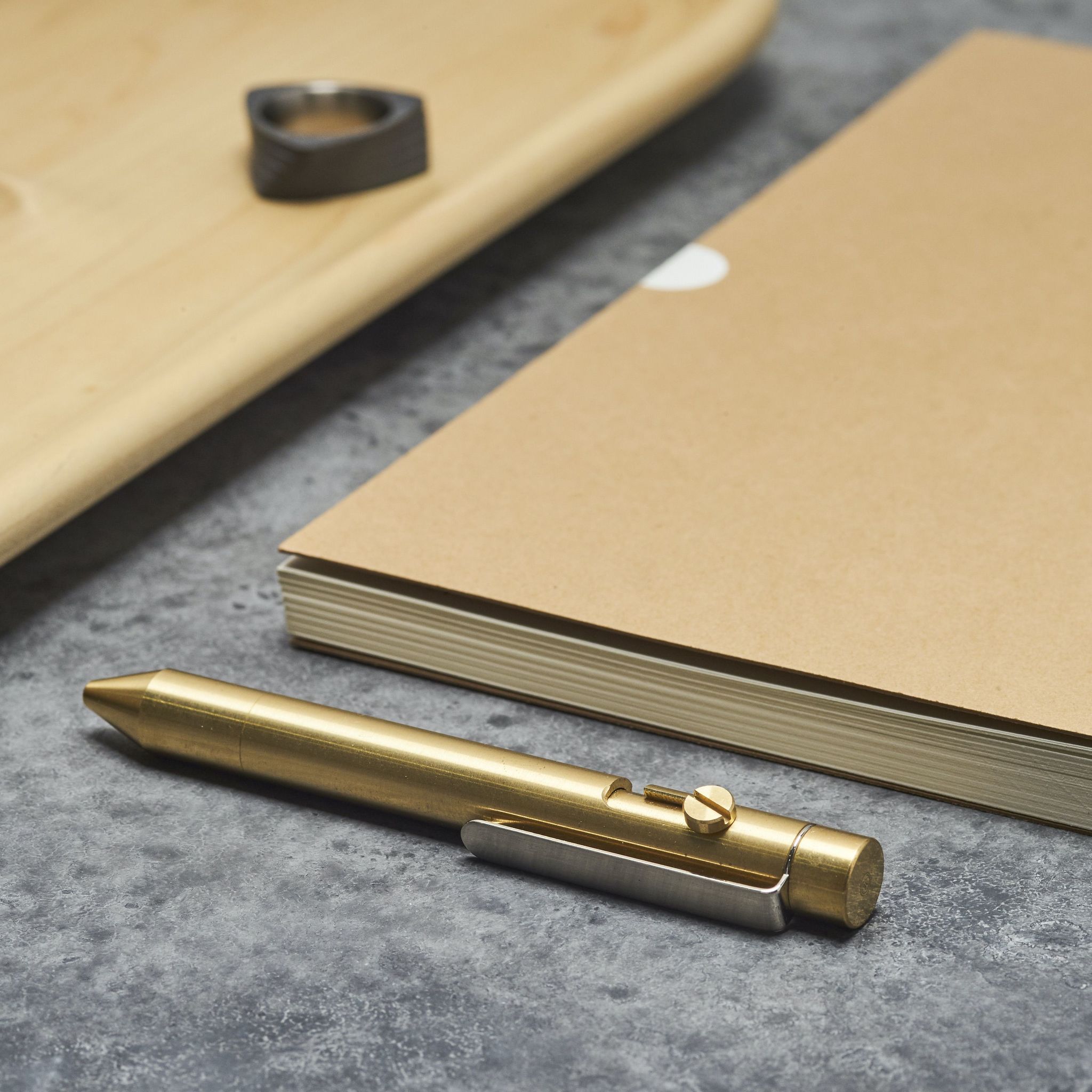 Inventery Bolt Action Pen Brass