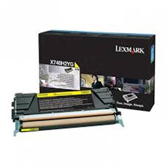 Картридж для принтеров Lexmark X746/X748 желтый большой ёмкости (yellow). (X748H2YG)