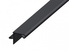 Ручка-профиль, фальш Gola для верхних модулей, 4 м,черный (для 16/18мм ДСП)