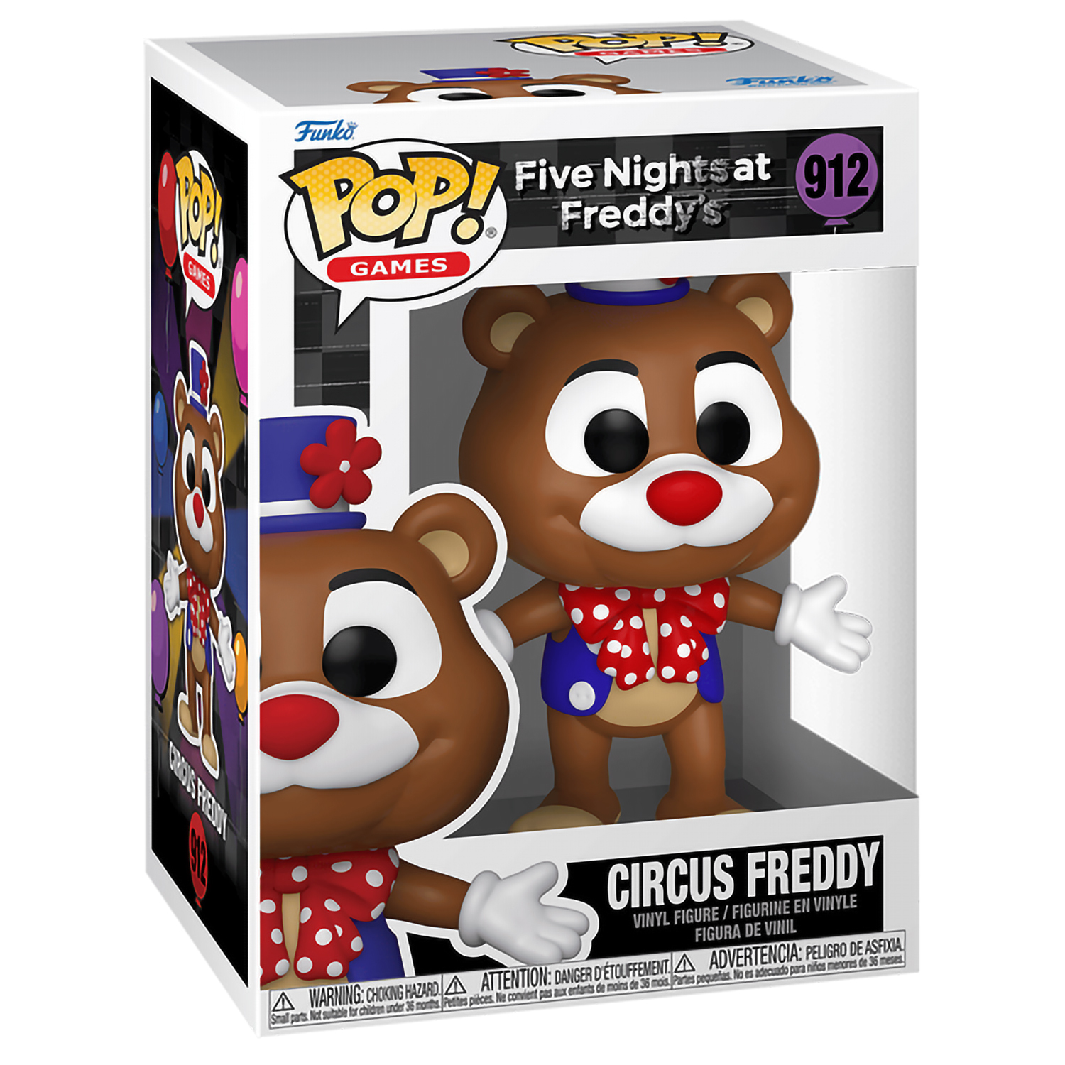 Funko Plush: Five Nights at Freddy’s: Balloon Circus - Circus Freddy 7-in  Plush