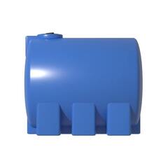 Емкость ЭВГ5000 усил Ирпласт цилиндрическая 5000 л. горизонтальный (2277x1760x1884см;голубой) - арт.560328