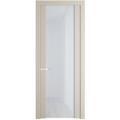 Межкомнатная дверь эмаль Profil Doors 1.13P кремовая магнолия остеклённая