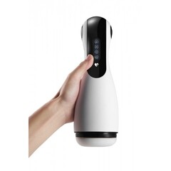 Инновационный мастурбатор Good night с имитацией орального секса Amovibe (белый)