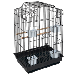 Triol клетка 6007 для птиц, эмаль, черная, 470*360*680мм