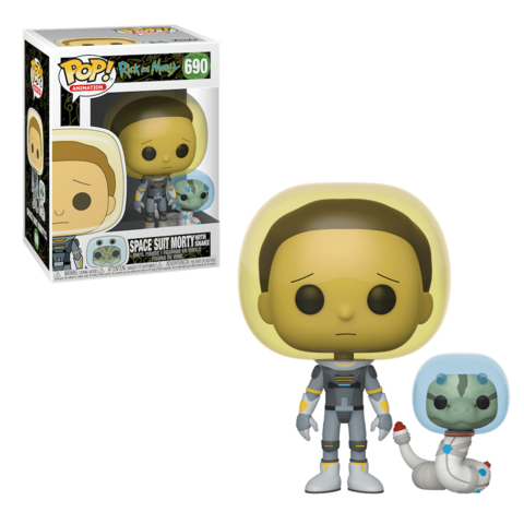 Funko POP! Rick and Morty: Space Suit Morty with Snake (690)