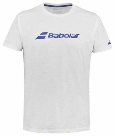Теннисная футболка Babolat Exercise Tee Men - white/white