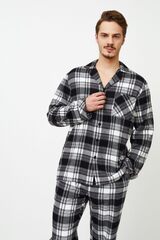 Пижама мужская со штанами ARUELLE JAMES_Черный + белый