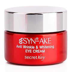 Secret Key Крем для глаз с пептидом змеиного яда - Syn-ake anti wrinkle & whitening eye cream, 15мл