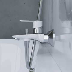 Смеситель для ванны/душа белый, RedBlu by Damixa - 841000000