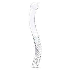 Стеклянный фаллоимитатор 11’’ Glass Pelvic Wand Double Ended - 28 см. - 
