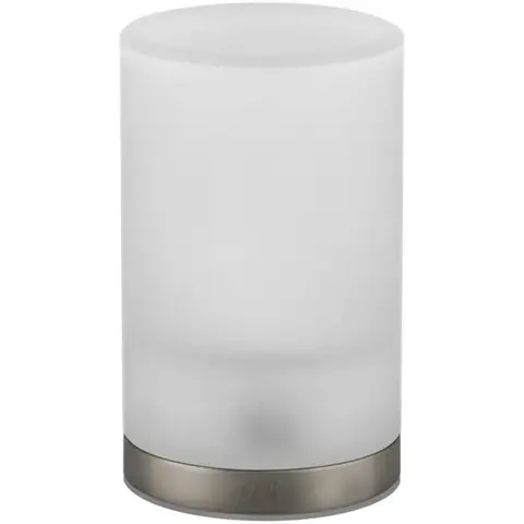 Gessi 38833#149 Gessi Emporio Accessories Стакан настольный, сатинированное стекло, держатель Finox Brushed Nickel