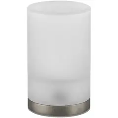 Gessi 38833#149 Gessi Emporio Accessories Стакан настольный, сатинированное стекло, держатель Finox Brushed Nickel фото