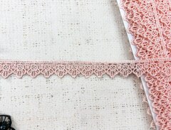 Кружево плетеное, ш. 1,8 см, персиковый