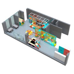 Детский игровой лабиринт «Калейдоскоп» 80 м²