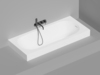 Salini 102412GF ORNELLA KIT 180x80 Встраиваемая ванна с овальной чашей, регулируемые ножки, донный клапан "Click-Clack" белый, сифон, интегрированный слив-перелив, RAL полностью