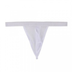 Стринги мужские в сетку белые (S)