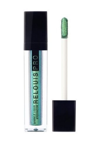 RELOUIS Тени жидкие сияющие Sparkle Liquid Eyeshadow т.35 Miracle Green