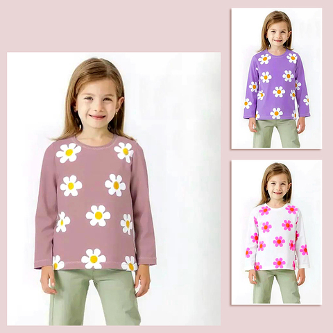 Лонгслив хлопок д (5-8) 251030-TR1002