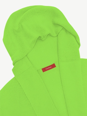 Кардиган с капюшоном из экохлопка