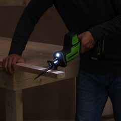 Сабельная пила Greenworks GPT-CRS-25 24V (80 мм) аккумуляторная, без АКБ и ЗУ