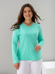 Лонгслив ЛНкл-081/ментол