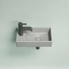 Ceramica Nova Element CN6051RMH Умывальник подвесной прямоугольный (чаша справа, отверстие под смеситель слева), 41.7x21.7, цвет: серый