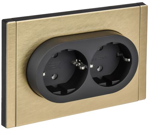 FORTE&PIANO Роз. 2-я с з/к без з/ш б/к 16А FP624M шам. IEK