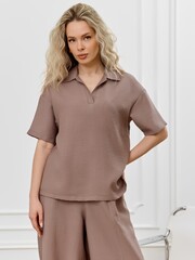 Блузка женская Ясмина-1 Виотекс КАКАО