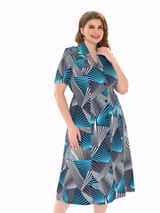 4536 Халат на пуговицах