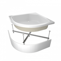 Поддон душевой 80х80 средний акриловый