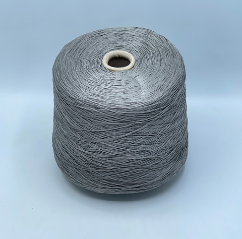 Loro Piana, Indian silk, 750м, 100% Шелк шаппе, Серый сатин(582), 39823