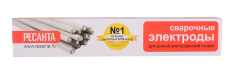 Электрод для сварки Ресанта МР-3 Ф2,5 Пачка 3 кг