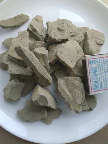 Уйгурская нечищенная коричневая соленая глина казахстанская