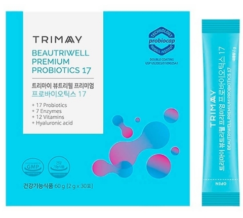 БАД с комплексом 17 пробиотиков Trimay BeautriWell Premium Probiotics 17 — 30 шт