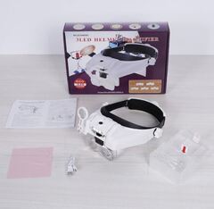 Лупа налобная с подсветкой 82000MC