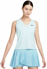 Топ теннисный Nike Court Dri-Fit Victory Tank - glacier blue/black