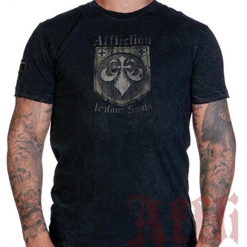 Affliction | Футболка мужская Hammer Tee A524 перед на модели