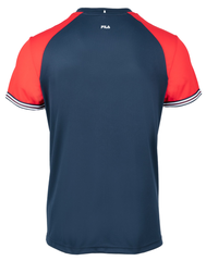 Детская теннисная футболка Fila T-Shirt Alfie Boys - peacoat blue
