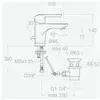 Ramon Soler 6601VA1169 Смеситель для раковины с автоматическим клапаном Хром