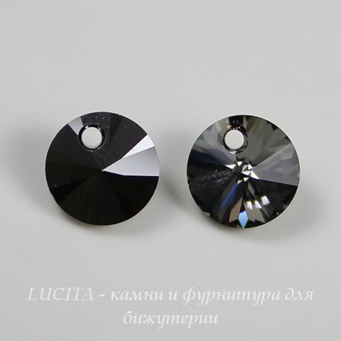 6428 Подвеска - Rivoli  Сваровски Crystal Silver Night (8 мм)