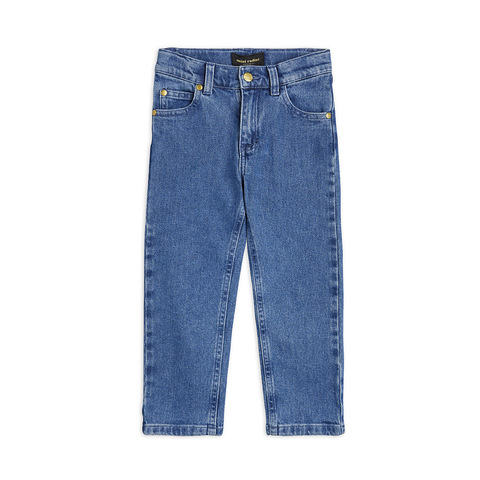 Джинсы Mini Rodini Straight Denim Blue