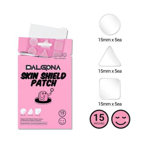 Lättcare Точечные патчи от воспалений DALGONA Skin Shield Patch, 1 уп*15 шт